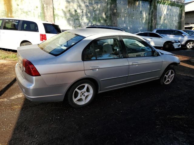 2HGES16583H542800 - 2003 HONDA CIVIC LX SILVER photo 3