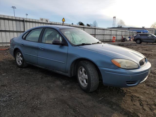 1FAFP53U56A108852 - 2006 FORD TAURUS SE BLUE photo 4