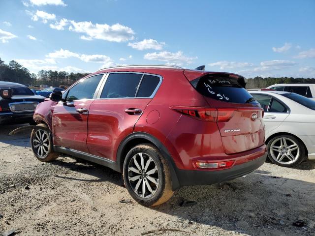 KNDPN3AC6H7164656 - 2017 KIA SPORTAGE EX RED photo 2