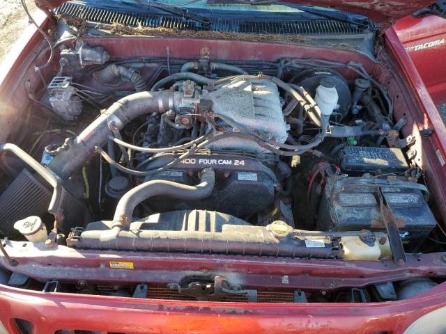 5TEWN72N34Z439261 - 2004 TOYOTA TACOMA XTRACAB MAROON photo 11