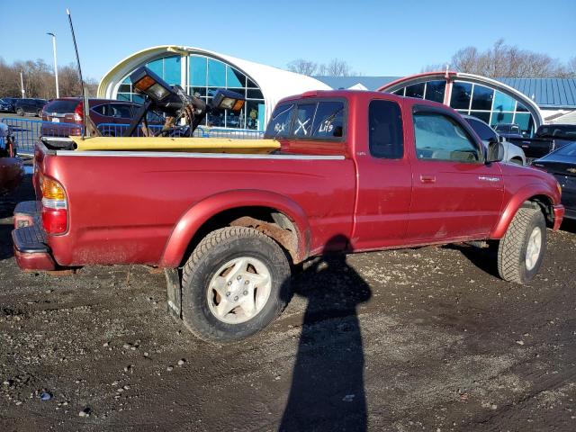 5TEWN72N34Z439261 - 2004 TOYOTA TACOMA XTRACAB MAROON photo 3