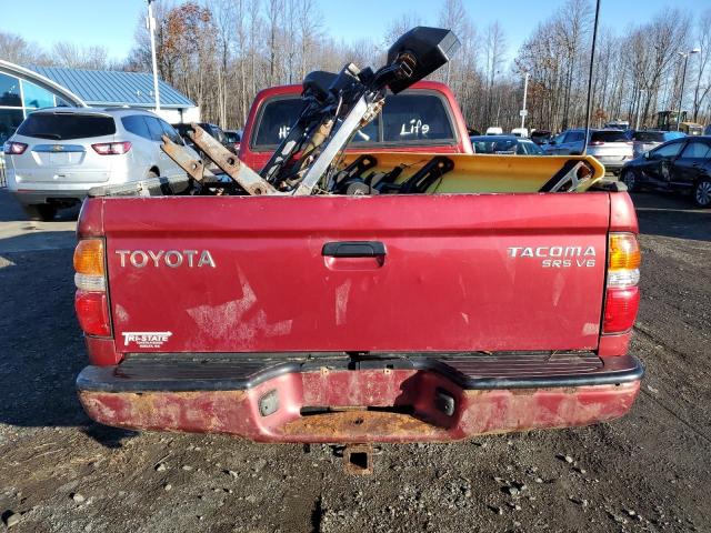 5TEWN72N34Z439261 - 2004 TOYOTA TACOMA XTRACAB MAROON photo 6