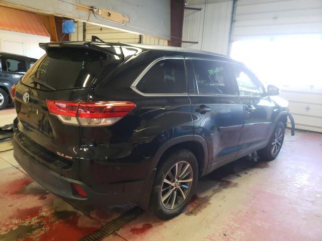 5TDJZRFH6KS597165 - 2019 TOYOTA HIGHLANDER SE BLACK photo 3