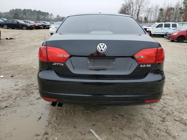 3VWDZ7AJ3BM052257 - 2011 VOLKSWAGEN JETTA SE BLACK photo 6