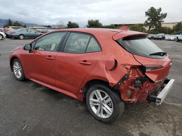 JTND4RBE8L3076843 - 2020 TOYOTA COROLLA SE ORANGE photo 2