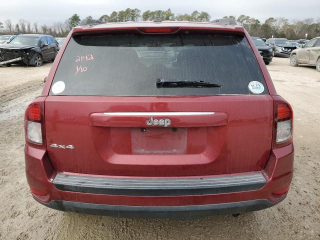 1C4NJDBB5GD636022 - 2016 JEEP COMPASS SPORT RED photo 6