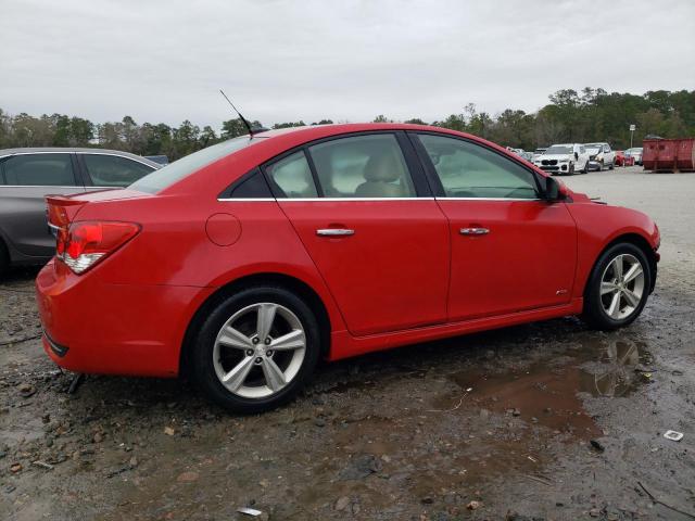 1G1PG5SCXC7141693 - 2012 CHEVROLET CRUZE LT RED photo 3