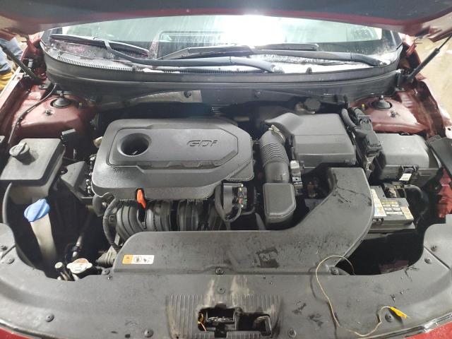 5NPE24AF4FH199723 - 2015 HYUNDAI SONATA SE BURGUNDY photo 11