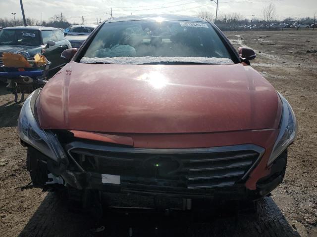 5NPE34AB6FH145141 - 2015 HYUNDAI SONATA SPORT ORANGE photo 5