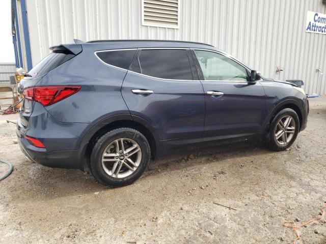 5NMZU3LB9JH077168 - 2018 HYUNDAI SANTA FE S BLUE photo 3