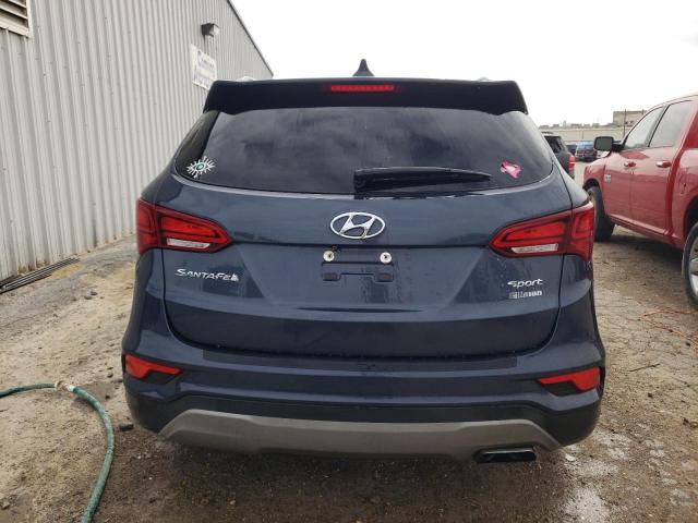 5NMZU3LB9JH077168 - 2018 HYUNDAI SANTA FE S BLUE photo 6