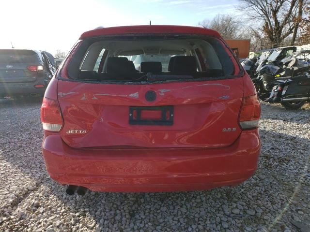 3VWKP7AJ4EM627175 - 2014 VOLKSWAGEN JETTA S RED photo 6