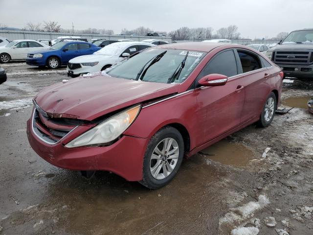 5NPEB4AC4EH946547 - 2014 HYUNDAI SONATA GLS RED photo 1