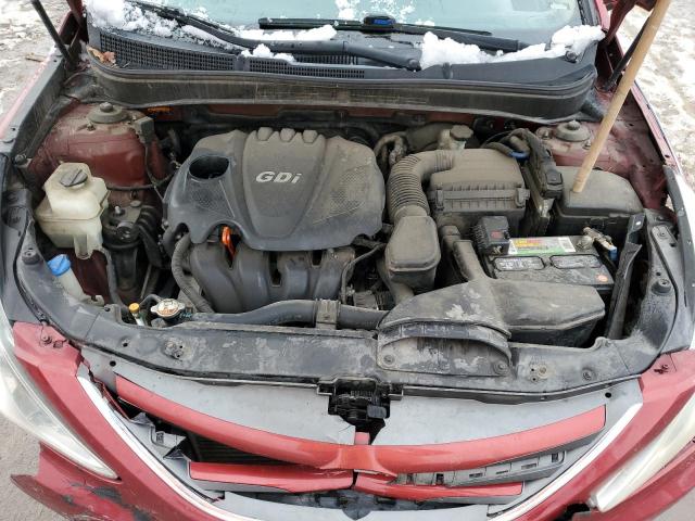 5NPEB4AC4EH946547 - 2014 HYUNDAI SONATA GLS RED photo 11