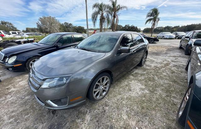 3FAHP0HG6CR203484 - 2012 FORD FUSION SE GRAY photo 2