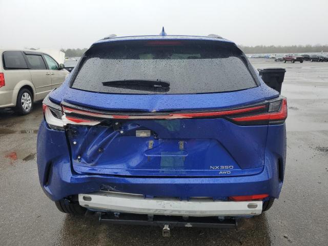 2T2KGCEZ3NC003481 - 2022 LEXUS NX 350 BLUE photo 6