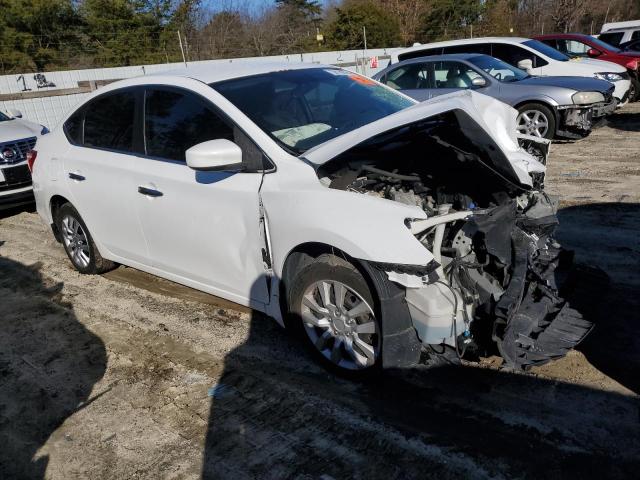 3N1AB7AP6HY395292 - 2017 NISSAN SENTRA S WHITE photo 4