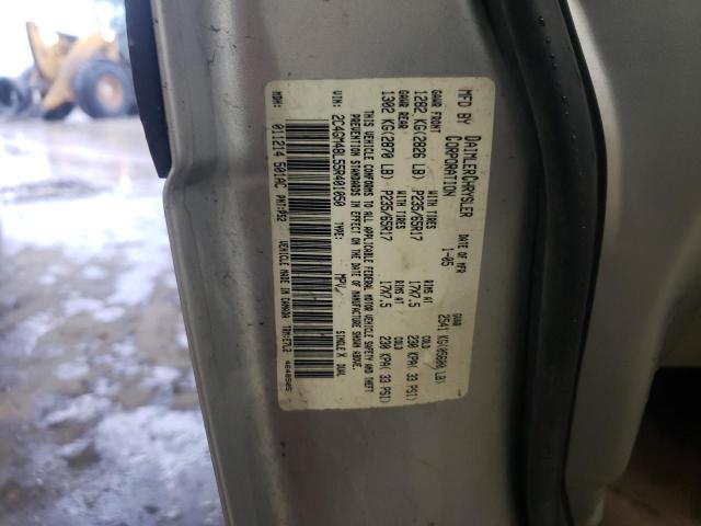 2C4GM48L55R401050 - 2005 CHRYSLER PACIFICA SILVER photo 13