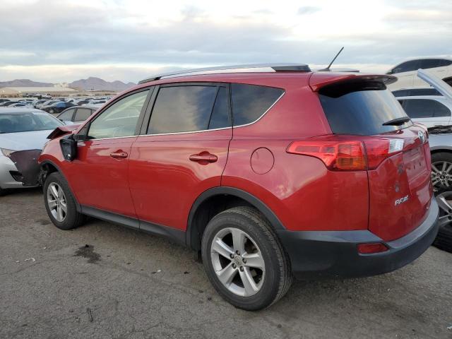 JTMWFREV8ED041879 - 2014 TOYOTA RAV4 XLE RED photo 2