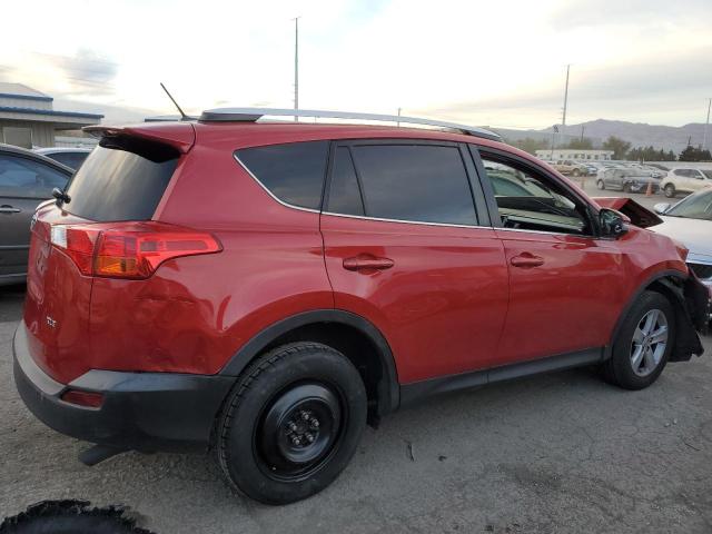 JTMWFREV8ED041879 - 2014 TOYOTA RAV4 XLE RED photo 3