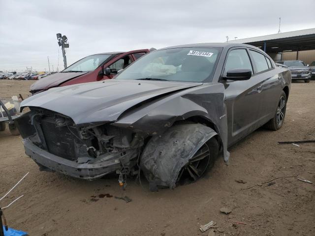 2C3CDXDT2EH320197 - 2014 DODGE CHARGER R/T GRAY photo 1