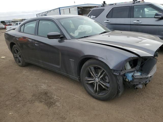 2C3CDXDT2EH320197 - 2014 DODGE CHARGER R/T GRAY photo 4