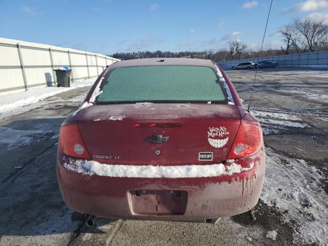 1G1AL58F887162147 - 2008 CHEVROLET COBALT LT BURGUNDY photo 6