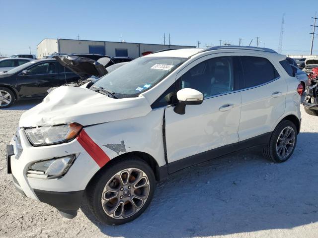 MAJ6S3KL3LC322301 - 2020 FORD ECOSPORT TITANIUM WHITE photo 1