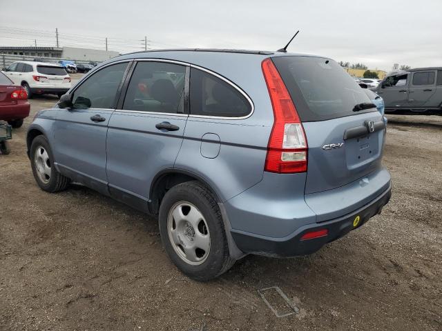 3CZRE38338G709922 - 2008 HONDA CR-V LX BLUE photo 2