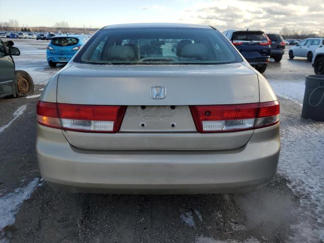 1HGCM56623A814211 - 2003 HONDA ACCORD EX GOLD photo 6