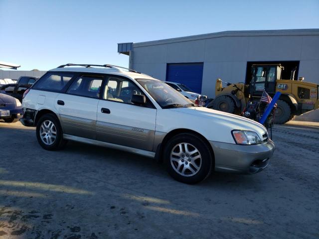 4S3BH665717631361 - 2001 SUBARU LEGACY OUTBACK WHITE photo 4