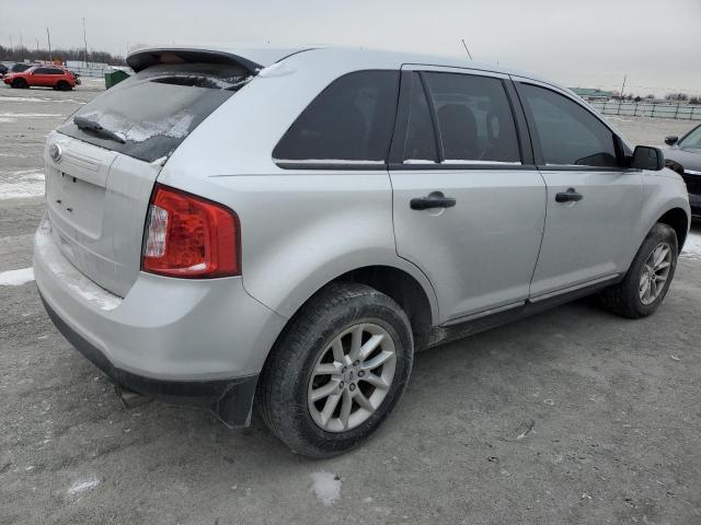 2FMDK3GC8DBE24796 - 2013 FORD EDGE SE SILVER photo 3