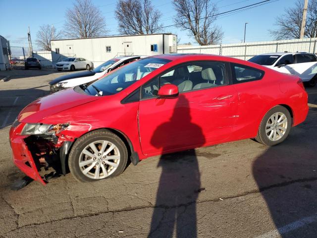 2HGFG3B10CH520861 - 2012 HONDA CIVIC EXL RED photo 1