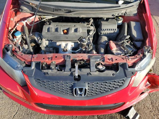 2HGFG3B10CH520861 - 2012 HONDA CIVIC EXL წითელი ფოტო 11