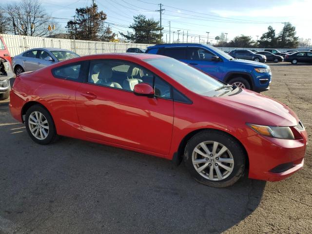 2HGFG3B10CH520861 - 2012 HONDA CIVIC EXL RED photo 4