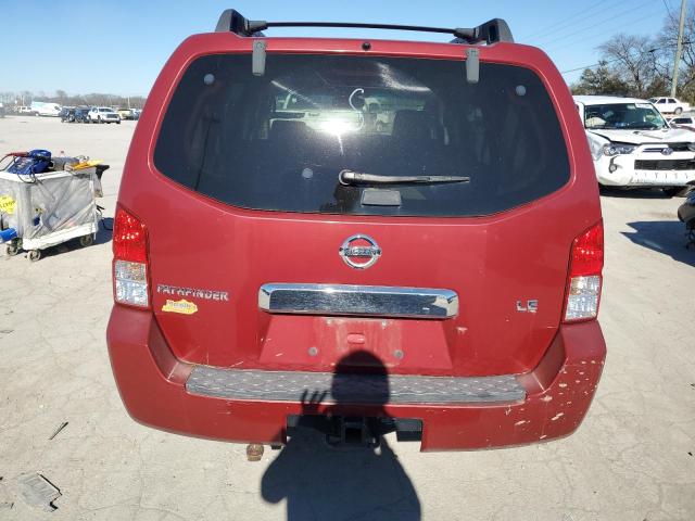 5N1AR18W47C617866 - 2007 NISSAN PATHFINDER LE 红色 照片 6