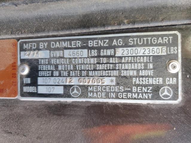 10702412007005 - 1974 MERCEDES-BENZ SLK BROWN photo 12