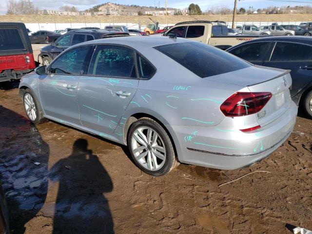 1VWLA7A33KC000956 - 2019 VOLKSWAGEN PASSAT WOLFSBURG SILVER photo 2