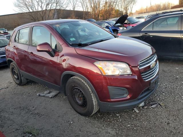 3GNCJKSB2GL265947 - 2016 CHEVROLET TRAX LS BURGUNDY photo 4