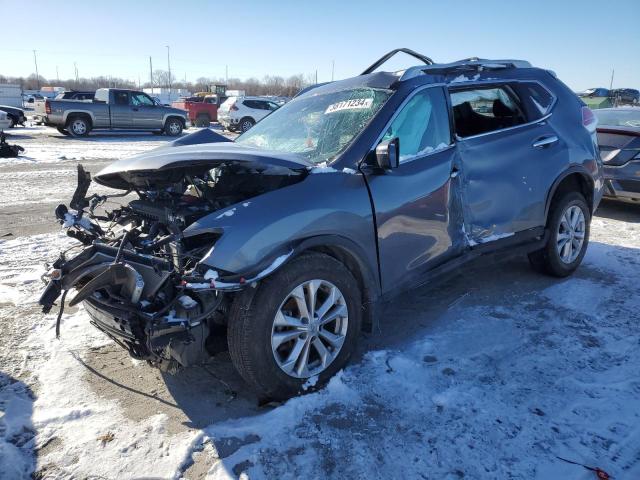 5N1AT2MT0GC882822 - 2016 NISSAN ROGUE S GRAY photo 1