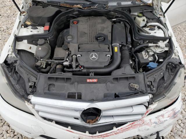 WDDGF4HB3DR251354 - 2013 MERCEDES-BENZ C 250 WHITE photo 11