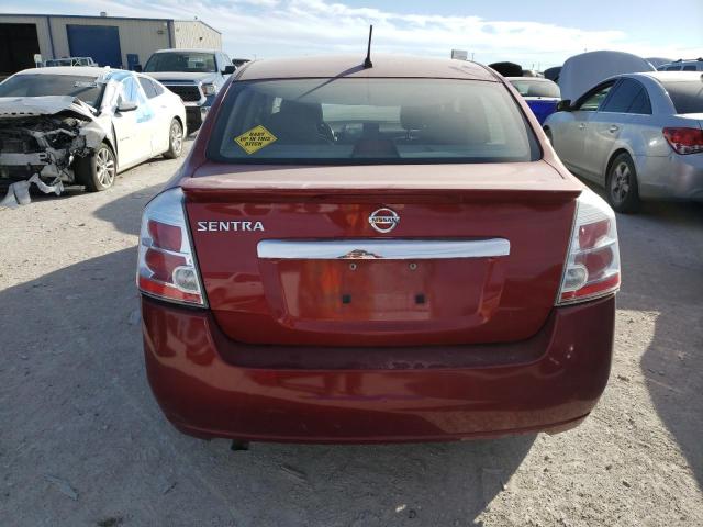 3N1AB6AP1AL619968 - 2010 NISSAN SENTRA 2.0 RED photo 6