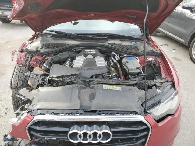 WAUGGAFC1CN051092 - 2012 AUDI A6 PREMIUM PLUS RED photo 11