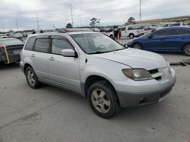 JA4LX41G33U046005 - 2003 MITSUBISHI OUTLANDER XLS GRAY photo 4