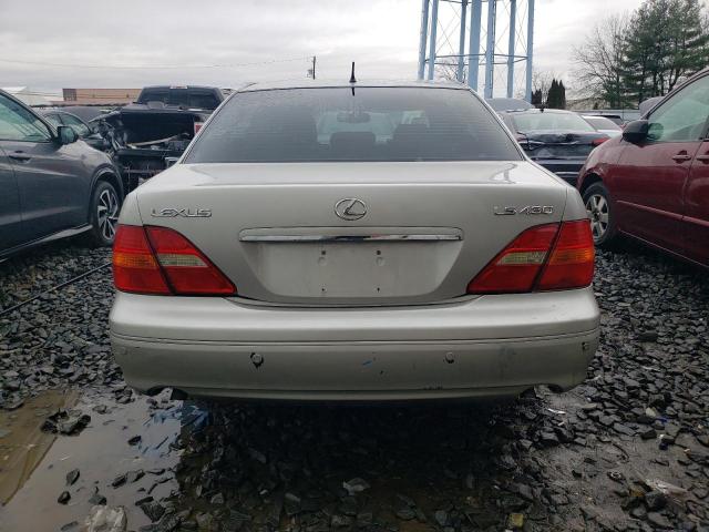 JTHBN30F310050469 - 2001 LEXUS LS 430 SILVER photo 6