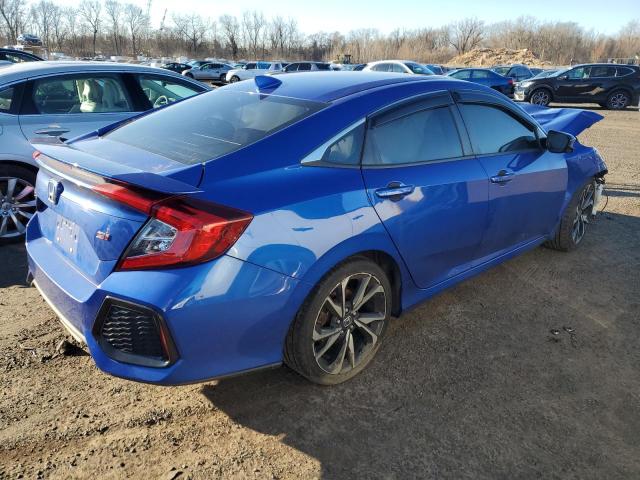 2HGFC1E57JH706098 - 2018 HONDA CIVIC SI BLUE photo 3