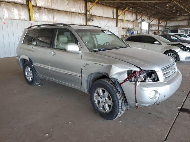 JTEHF21A510004160 - 2001 TOYOTA HIGHLANDER TAN photo 4