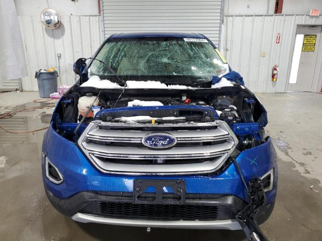 2FMPK4J89JBB02302 - 2018 FORD EDGE SEL BLUE photo 5