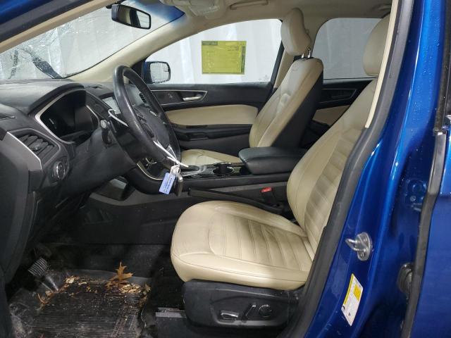 2FMPK4J89JBB02302 - 2018 FORD EDGE SEL BLUE photo 7