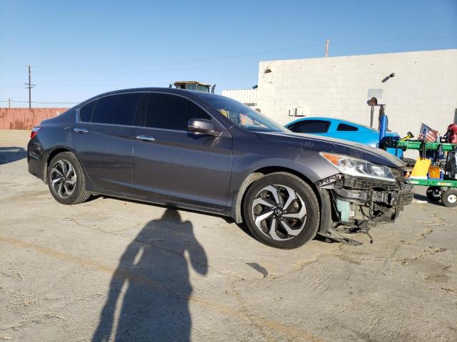 1HGCR3F80HA025313 - 2017 HONDA ACCORD EXL GRAY photo 4